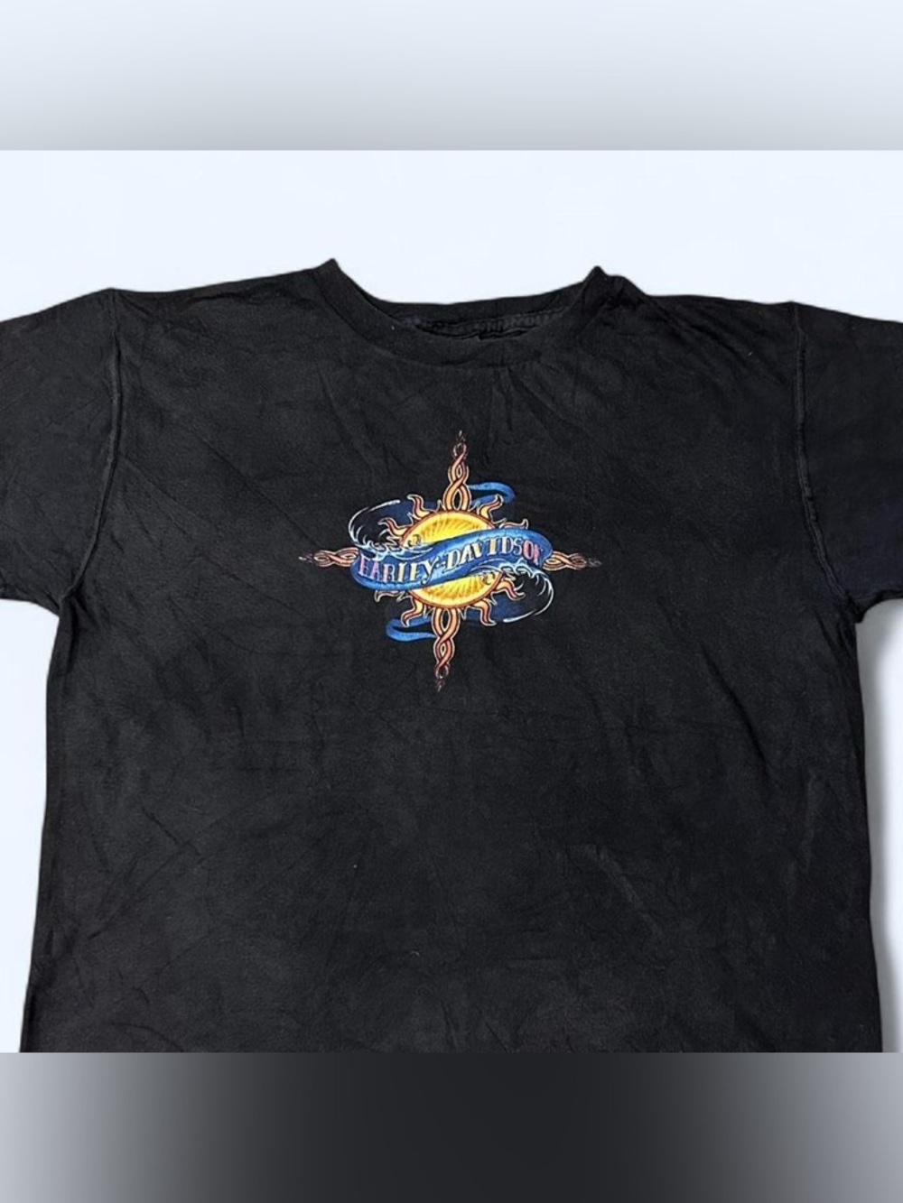 Grunge Harley Davidson Graphic Tee!